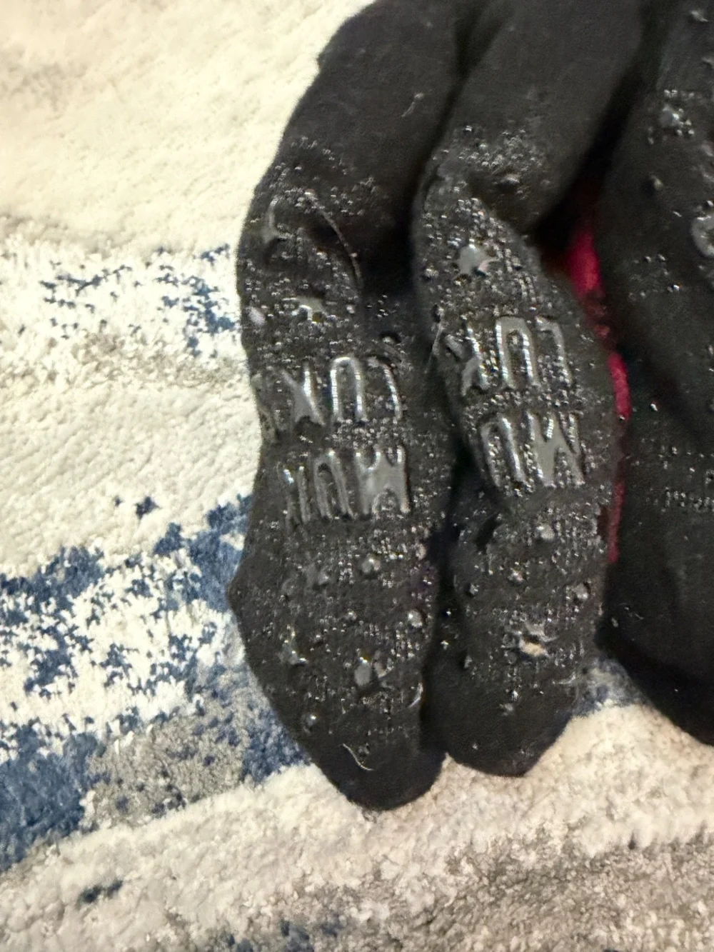 MUK LUKS 2-Pack Cozy Sherpa Cuff Slipper Socks